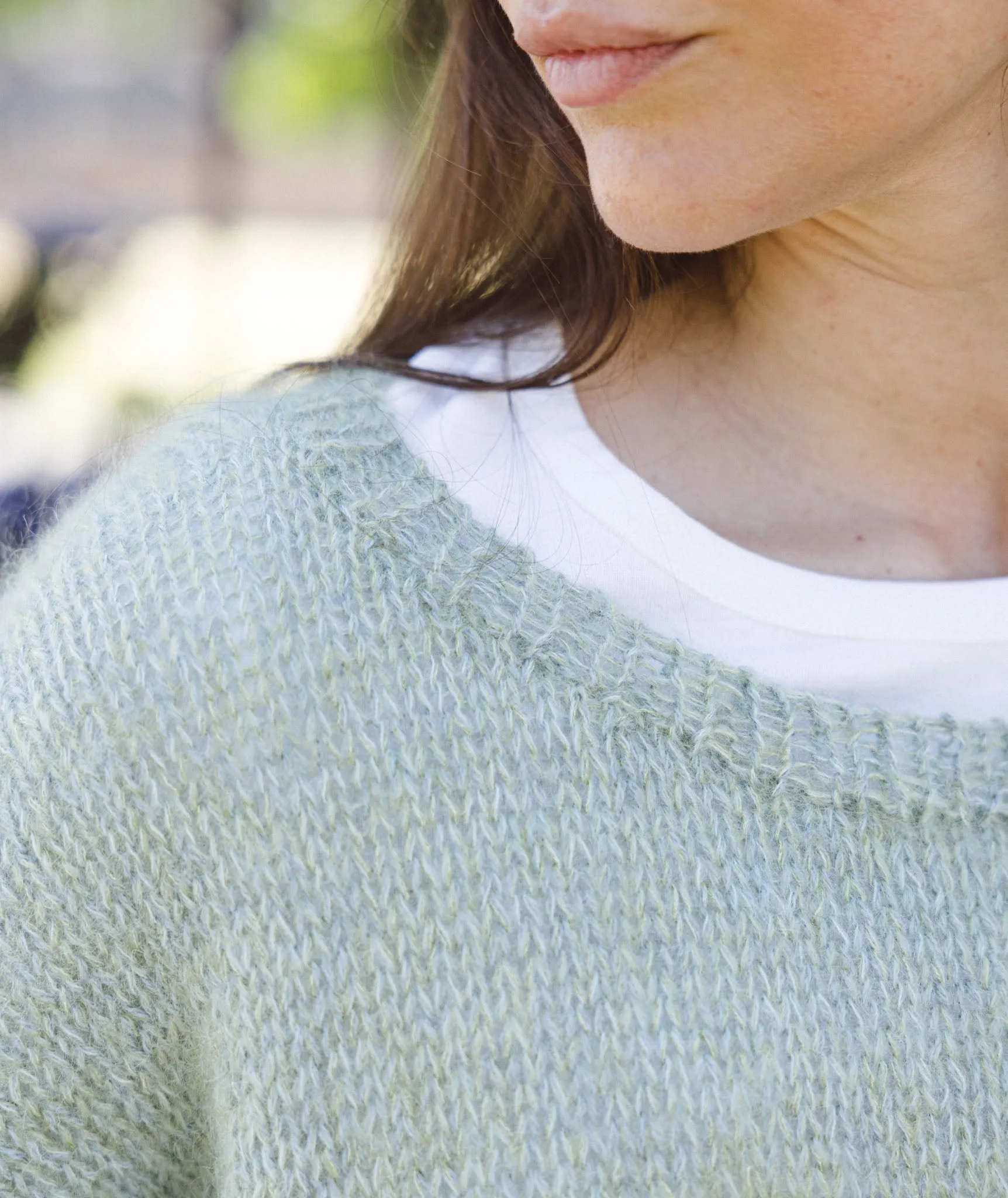 Easy Relaxed Pullover Using Isager Silk Mohair and Alpaca 1