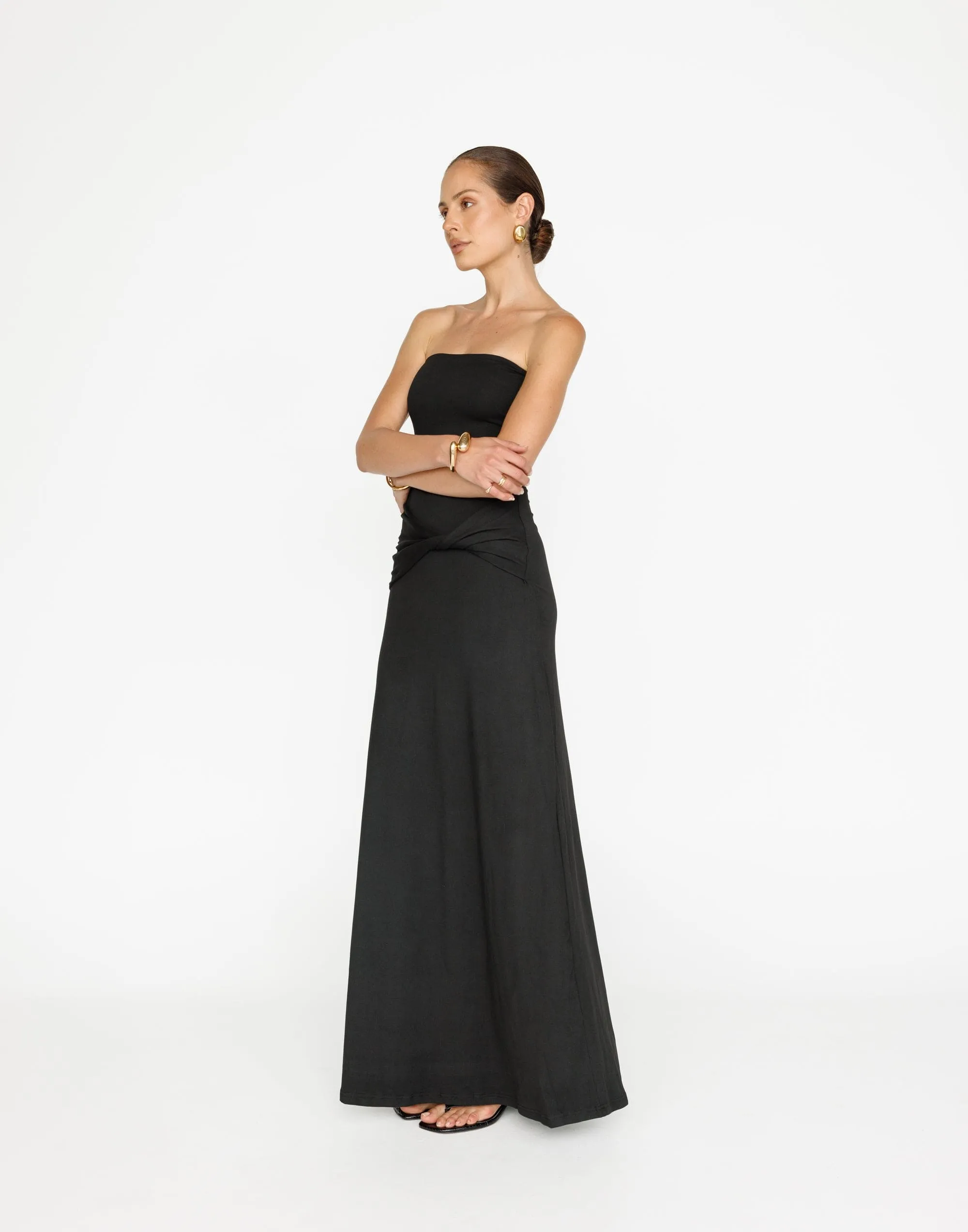 Edela Maxi Dress (Black)