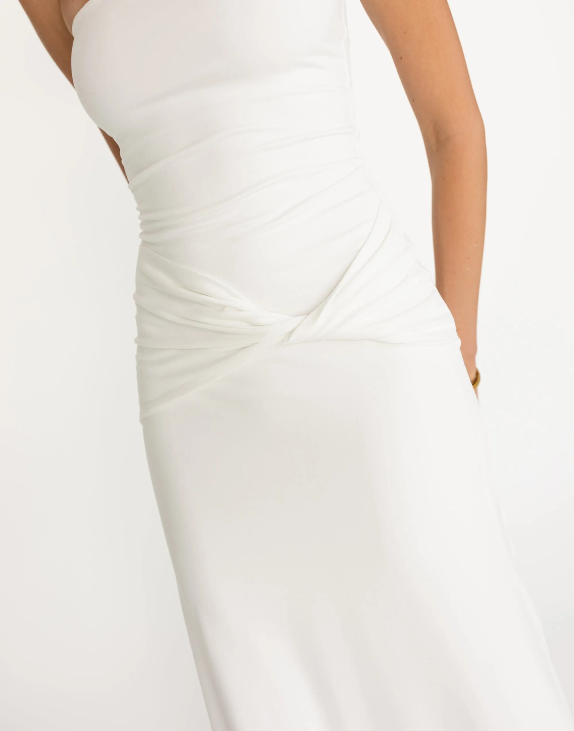 Edela Maxi Dress (White)