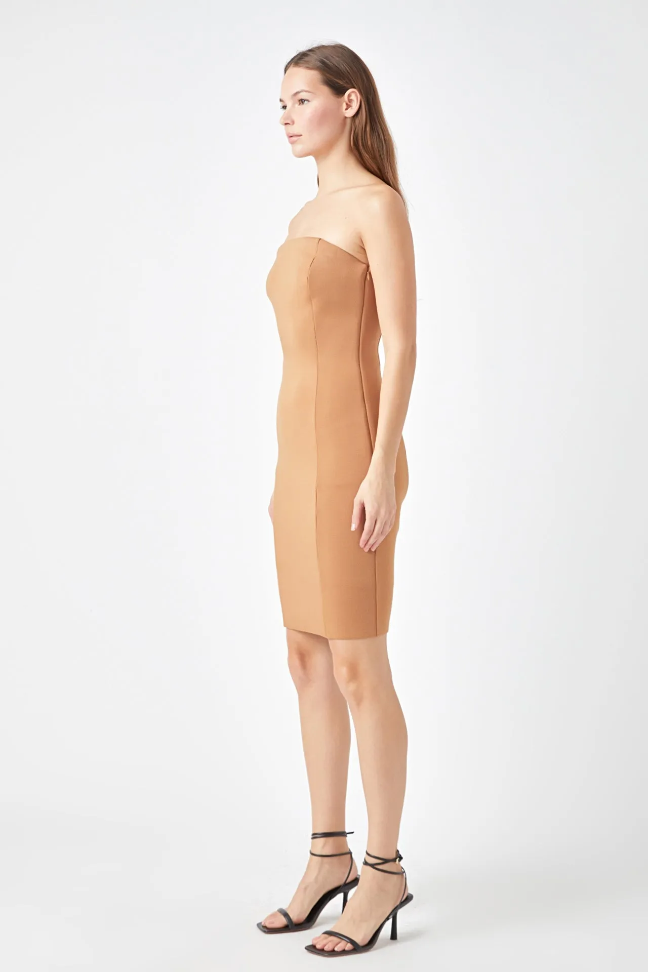 Endless Rose - Scuba Strapless Mini Dress