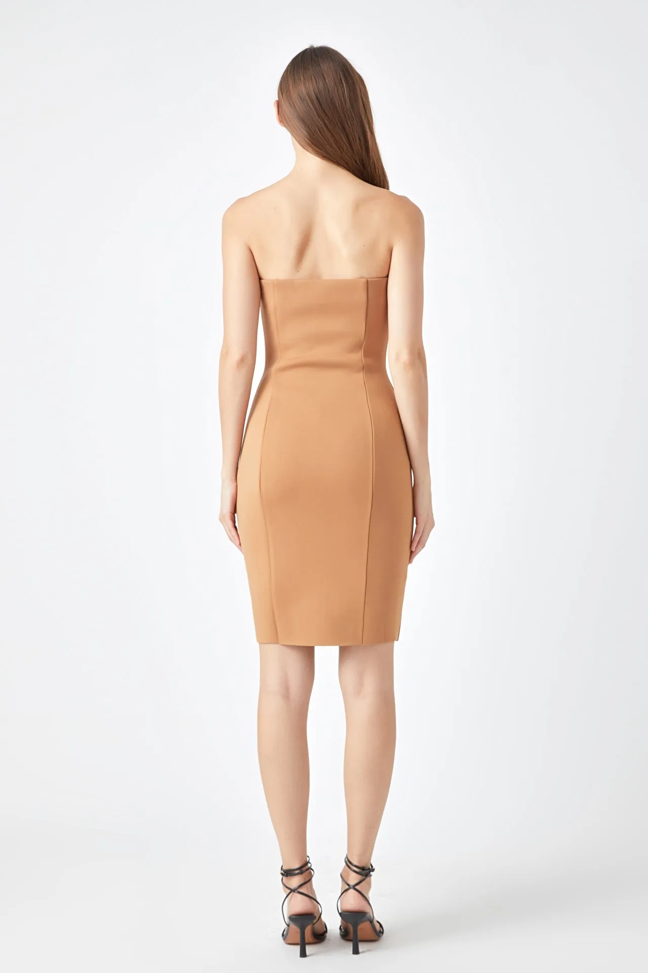 Endless Rose - Scuba Strapless Mini Dress