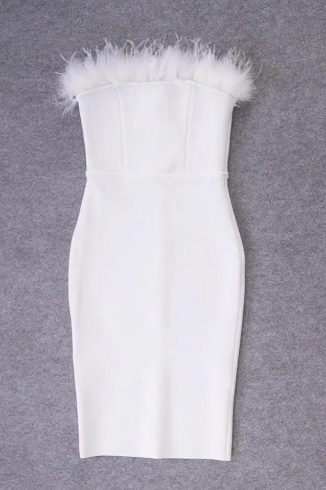 Erin Bodycon Dress - Pearl White