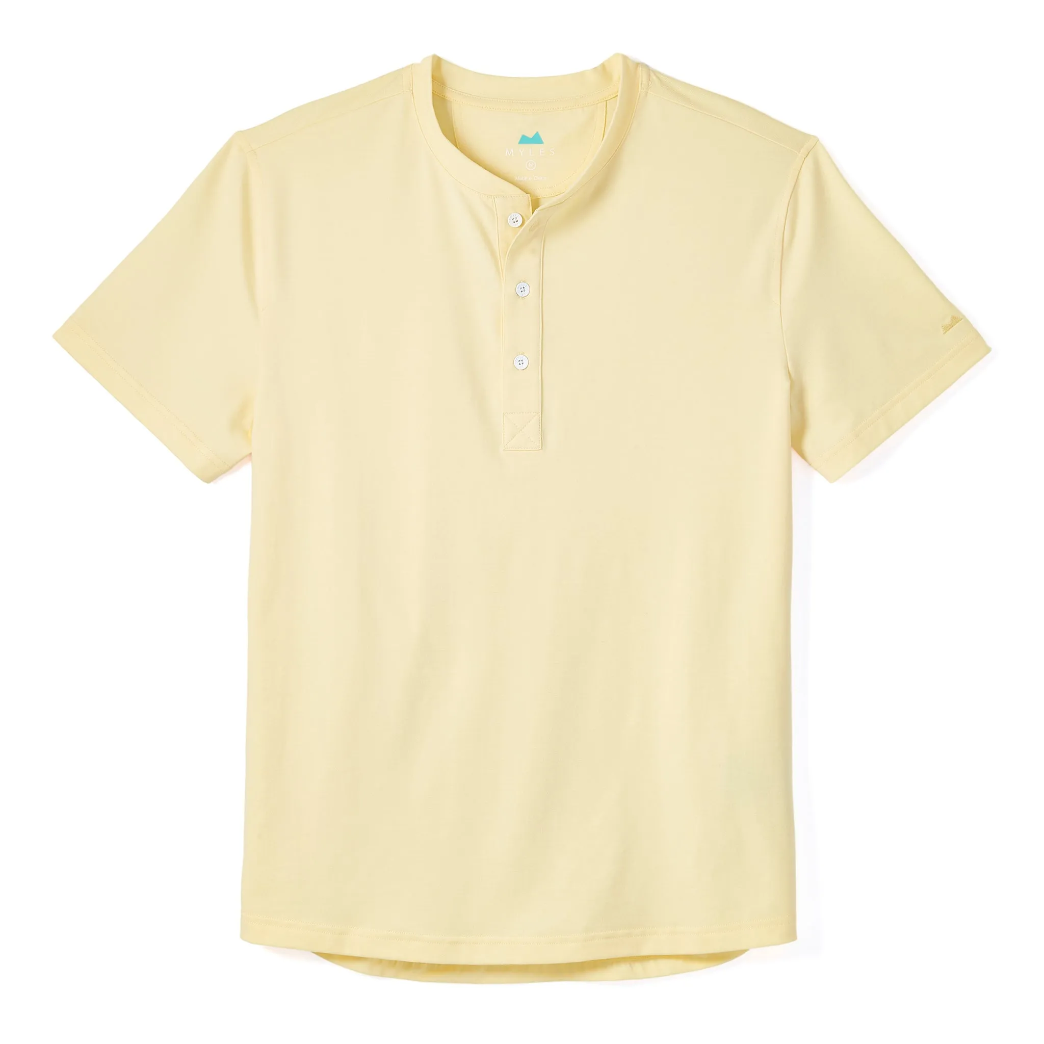 Everyday Henley Short Sleeve in Buttercream