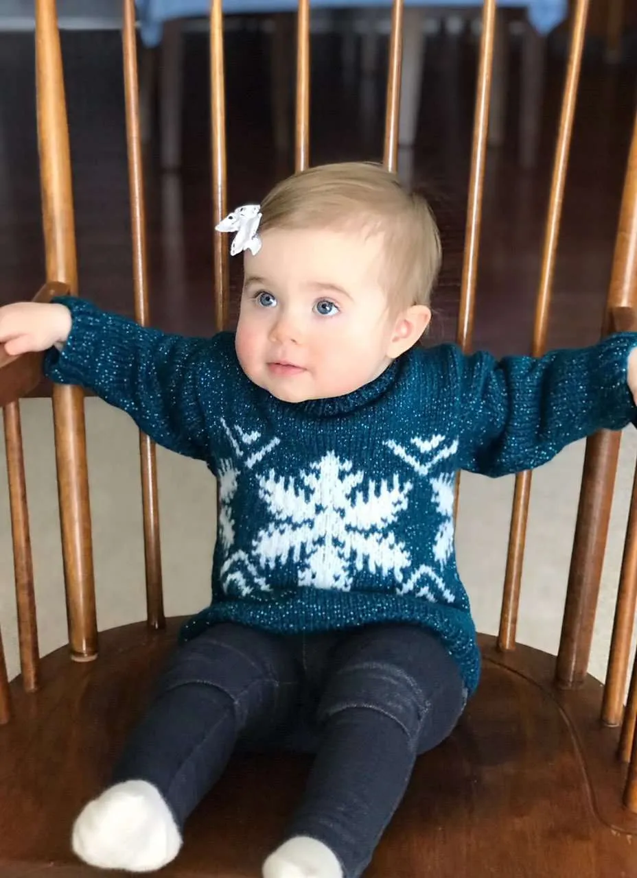 F839 Child's Fairisle Pullover by Plymouth Yarn