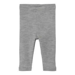 Fable Wool Leggings - Grey Melange