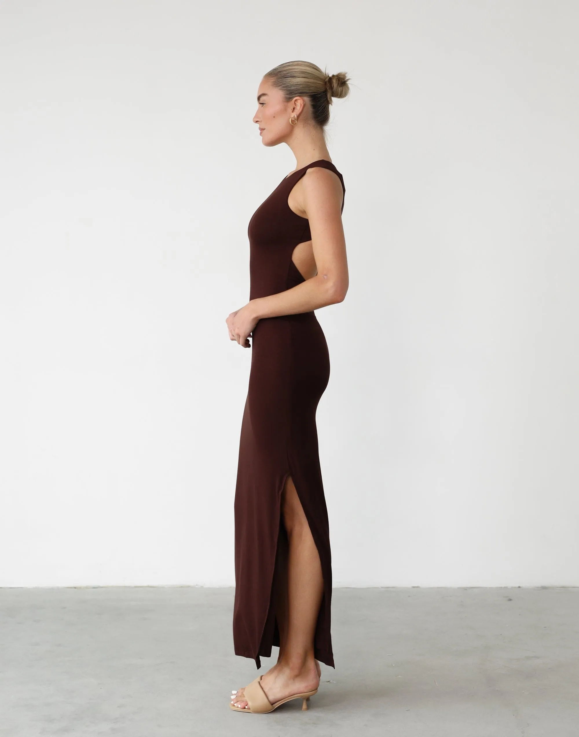 Forget It Maxi Dress (Cocoa)