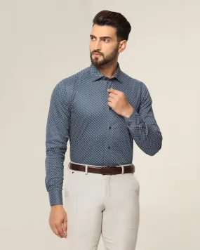 Formal Navy Printed Shirt - Roast