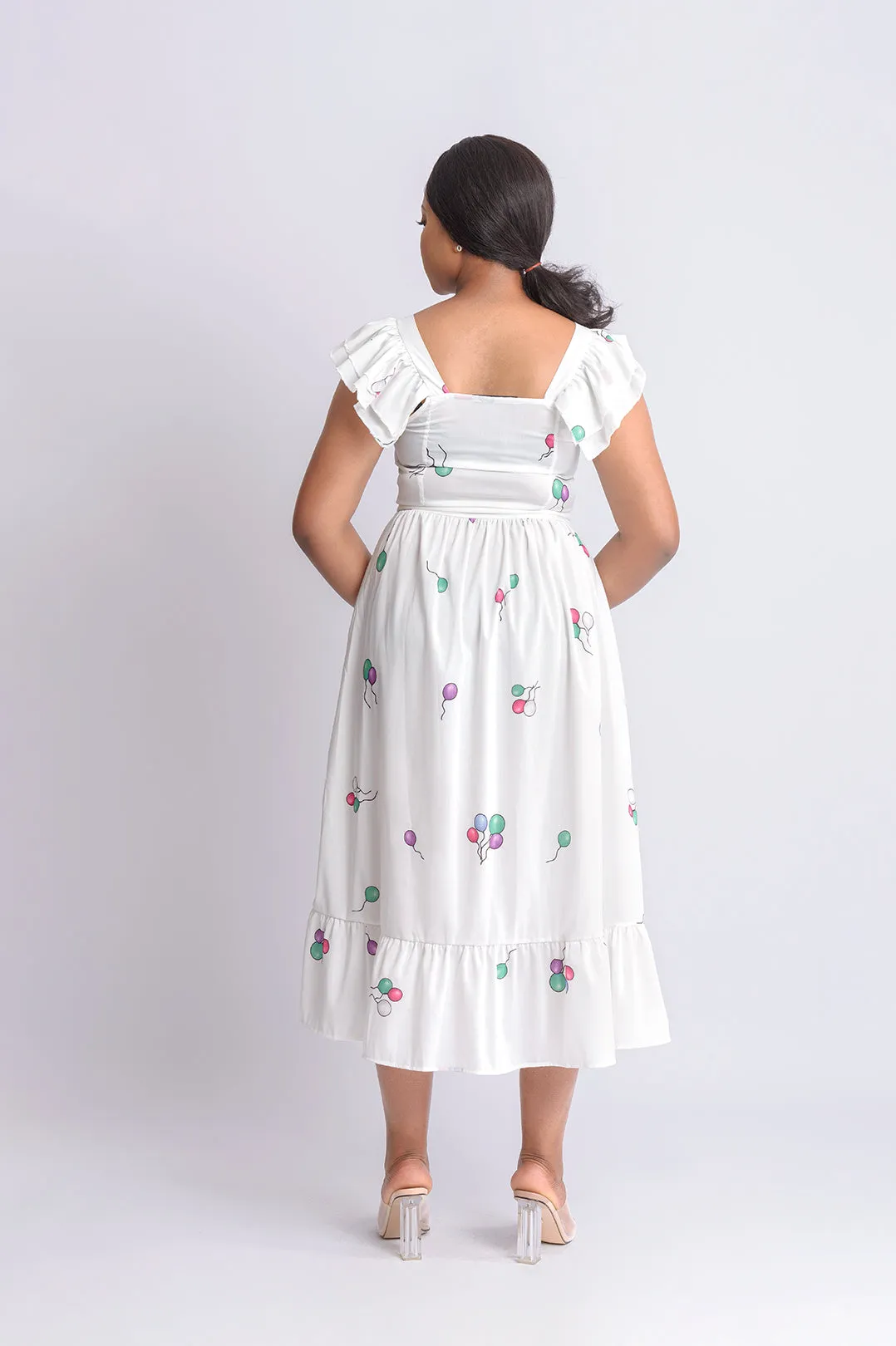 FRANCINE DRESS - WHITE