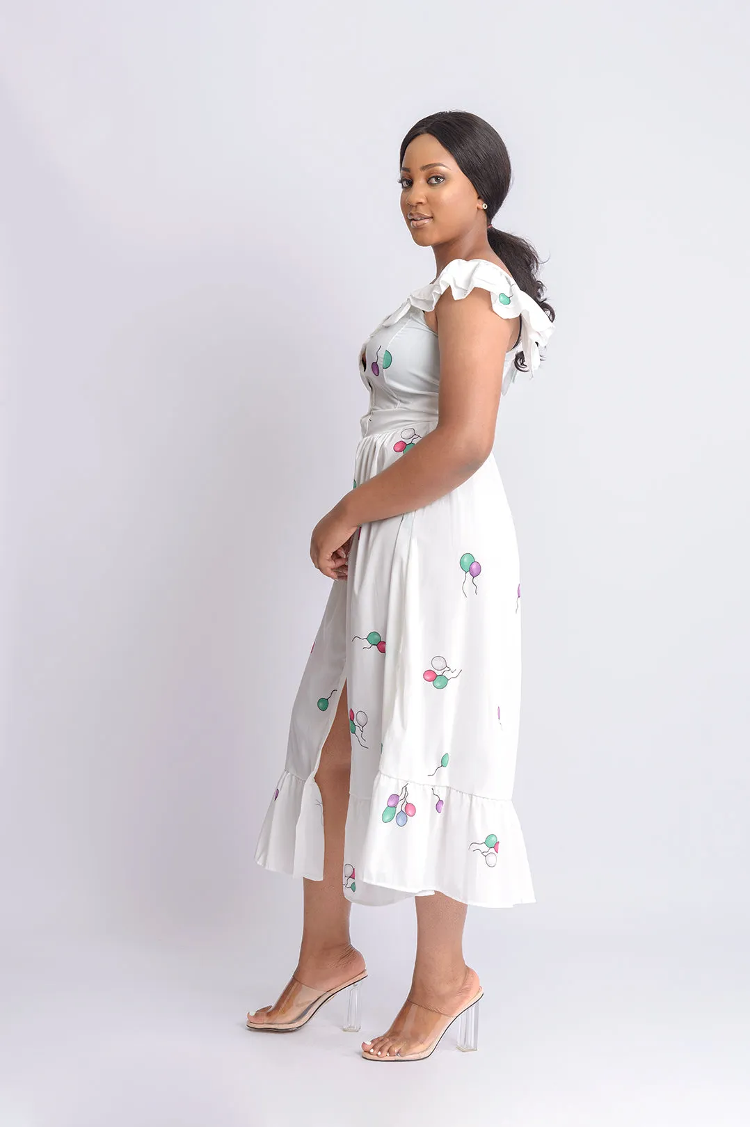 FRANCINE DRESS - WHITE