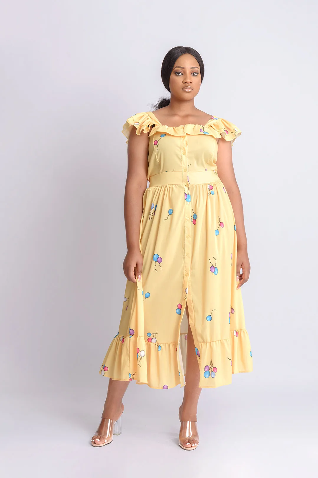 FRANCINE DRESS - YELLOW