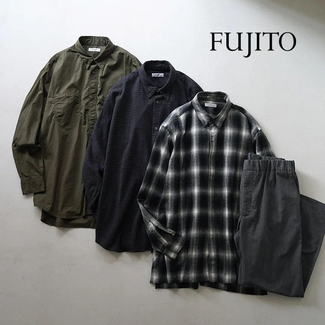 FUJITO / Big Size Work Shirt Broad