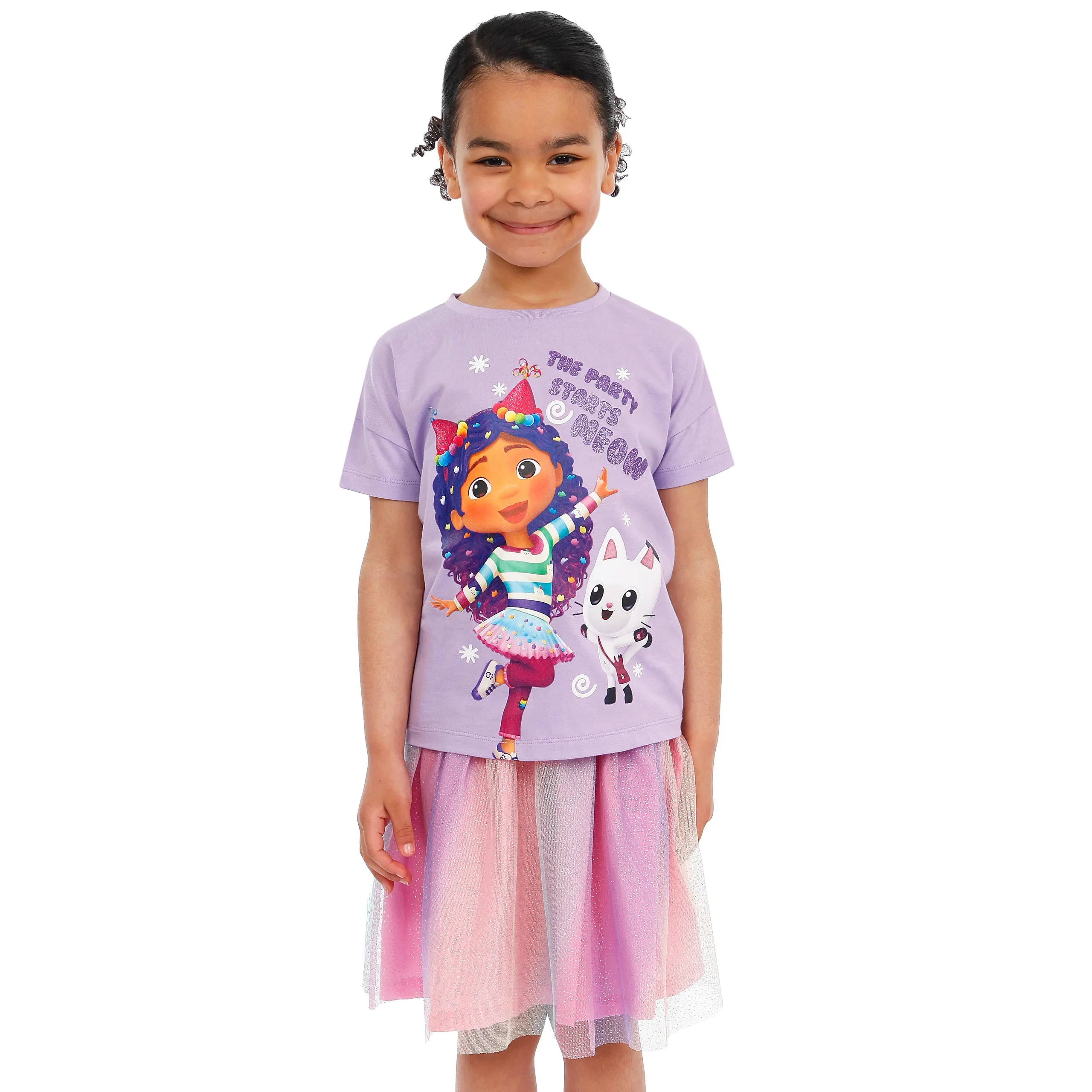 Gabby's Dollhouse T-Shirt and Skirt Set