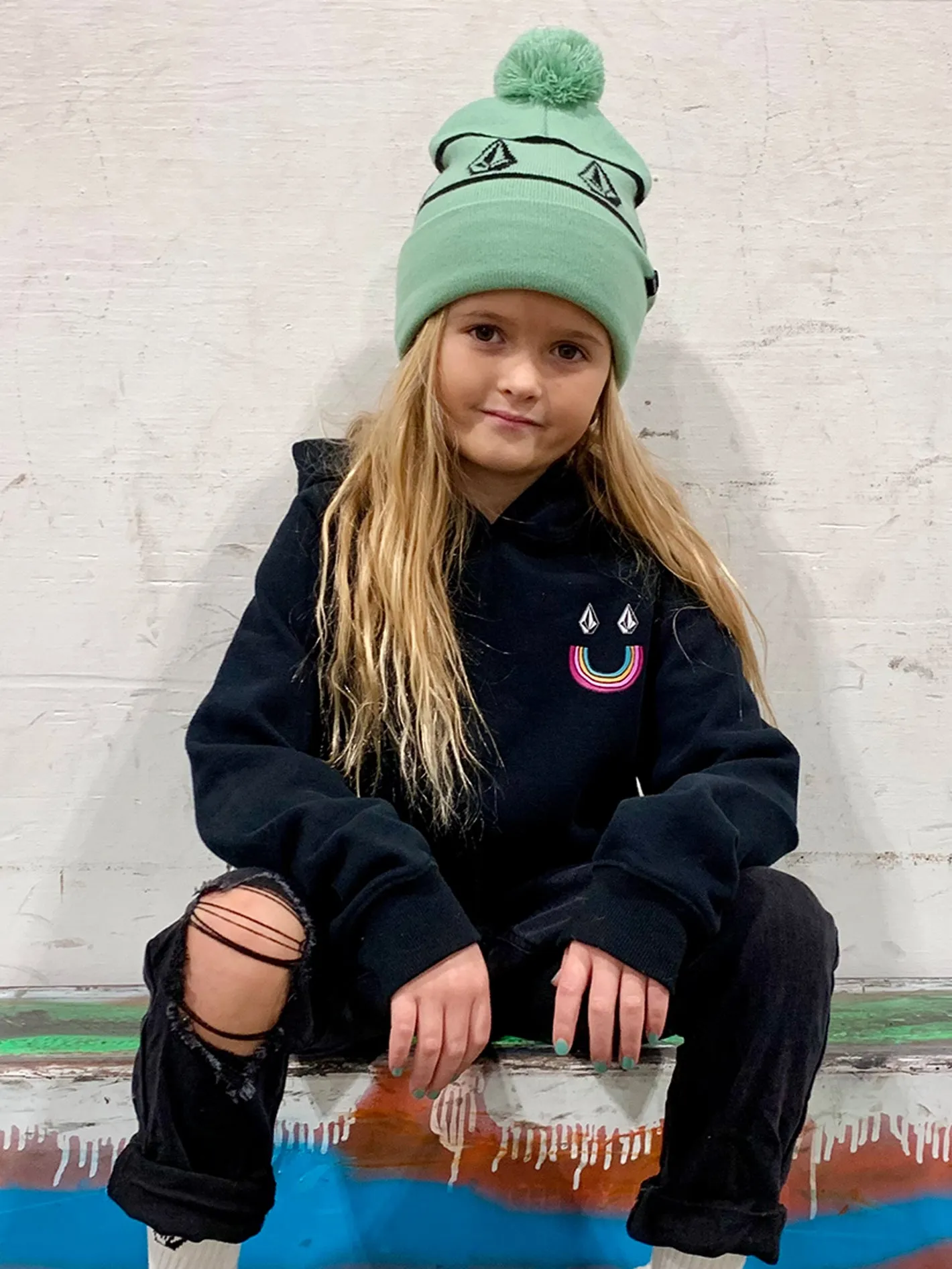 Girls Truly Stokin Hoodie - Black