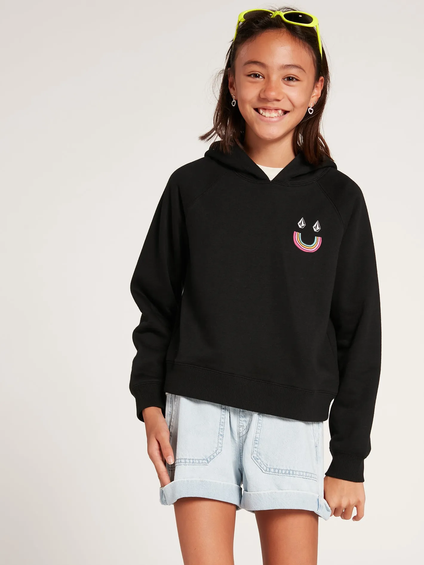 Girls Truly Stokin Hoodie - Black