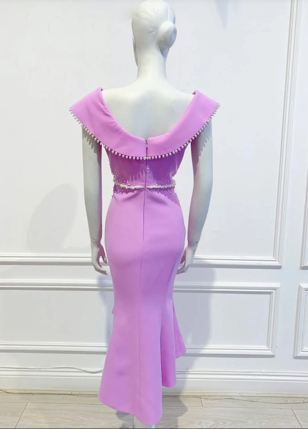 Grace dress in powder purple