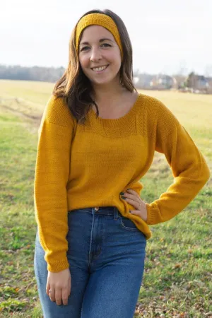 Gulf Islands Pullover & Headband ♥ Knitting pattern