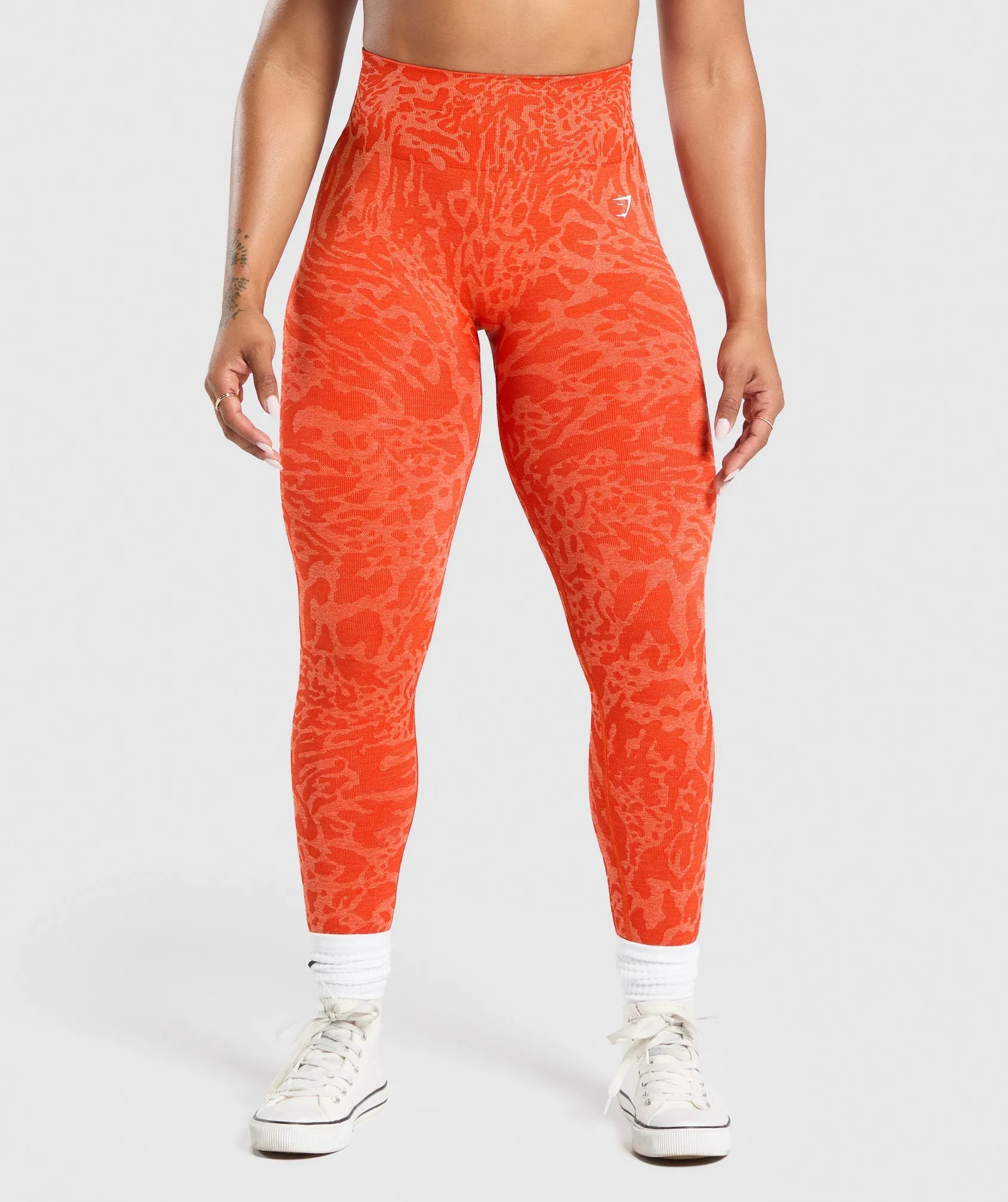 Gymshark Adapt x Whitney Leggings - Flare Orange/Sorbet Orange