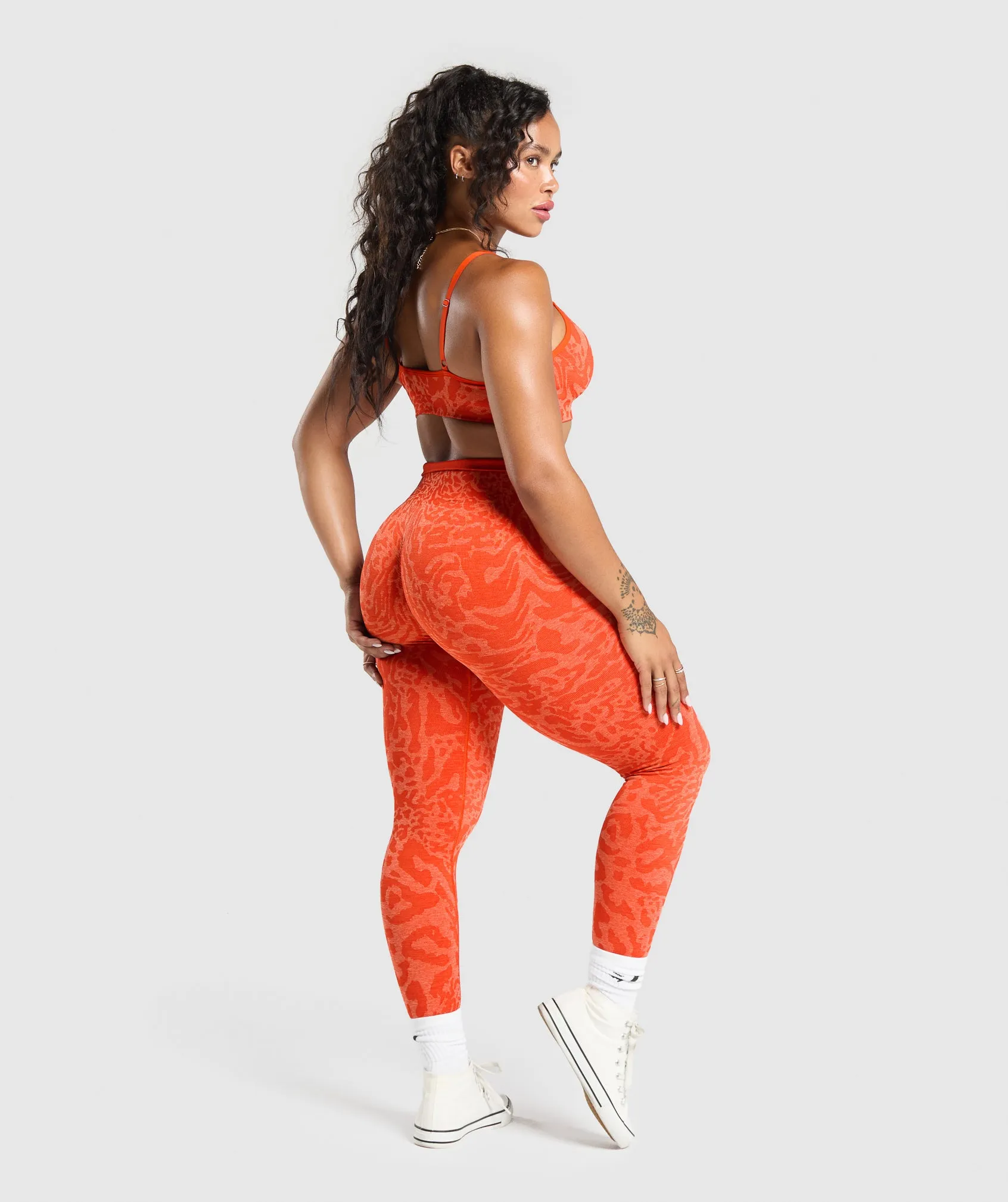 Gymshark Adapt x Whitney Leggings - Flare Orange/Sorbet Orange