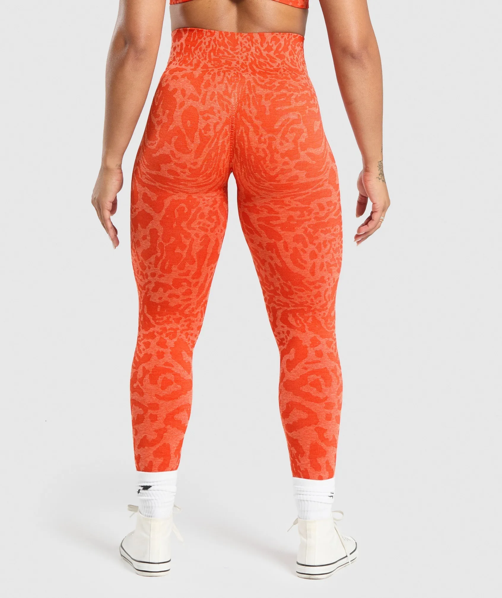 Gymshark Adapt x Whitney Leggings - Flare Orange/Sorbet Orange