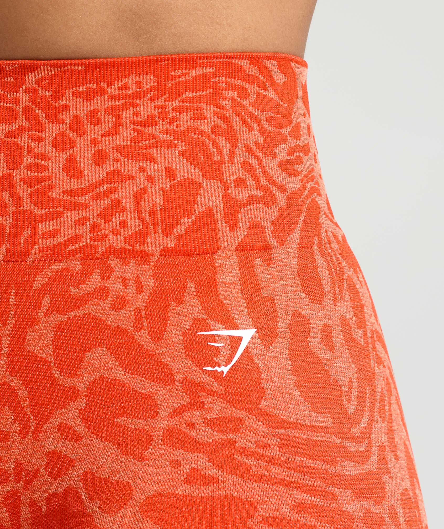 Gymshark Adapt x Whitney Shorts - Flare Orange/Sorbet Orange