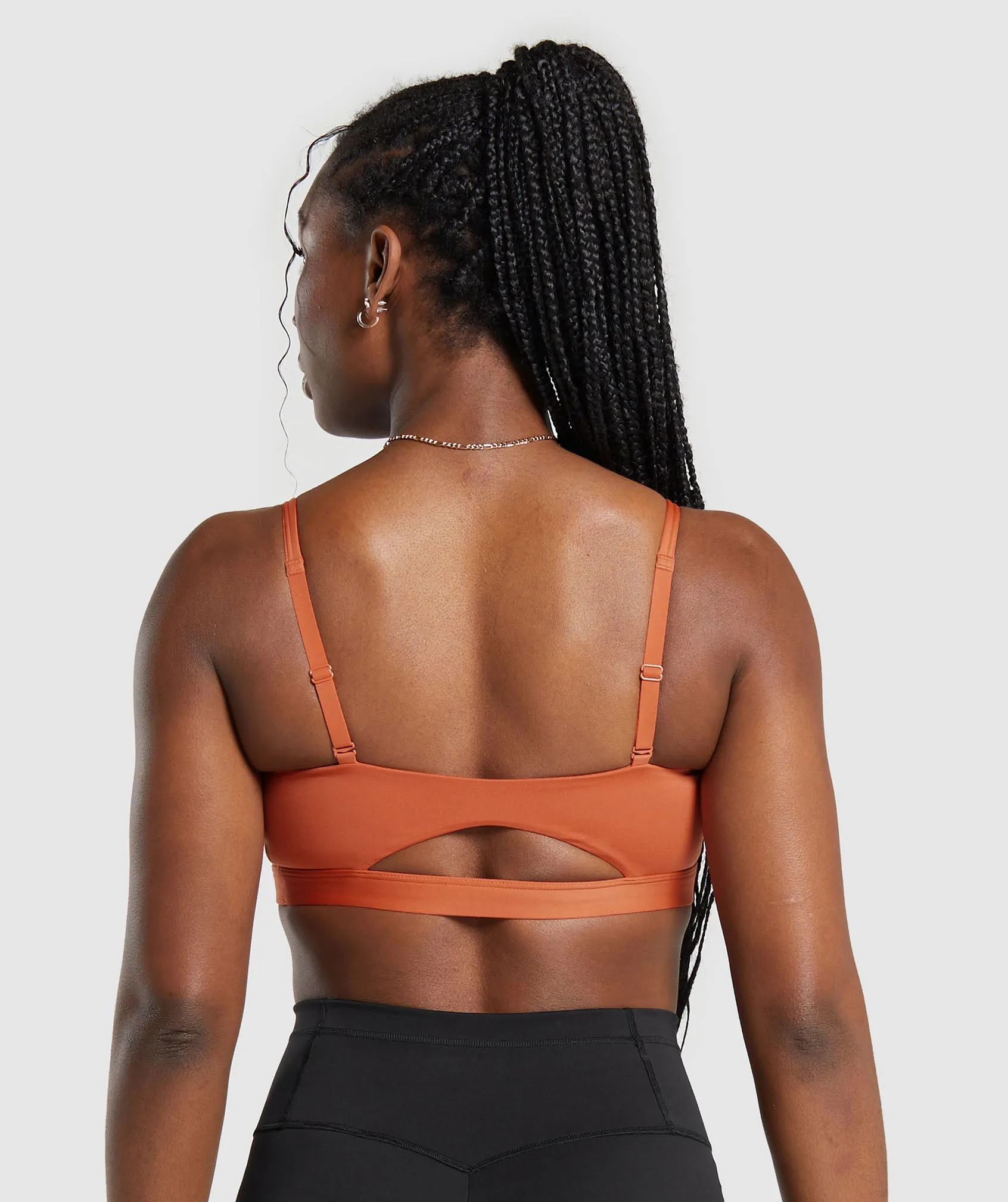 Gymshark Cut Out Bandeau - Muted Orange