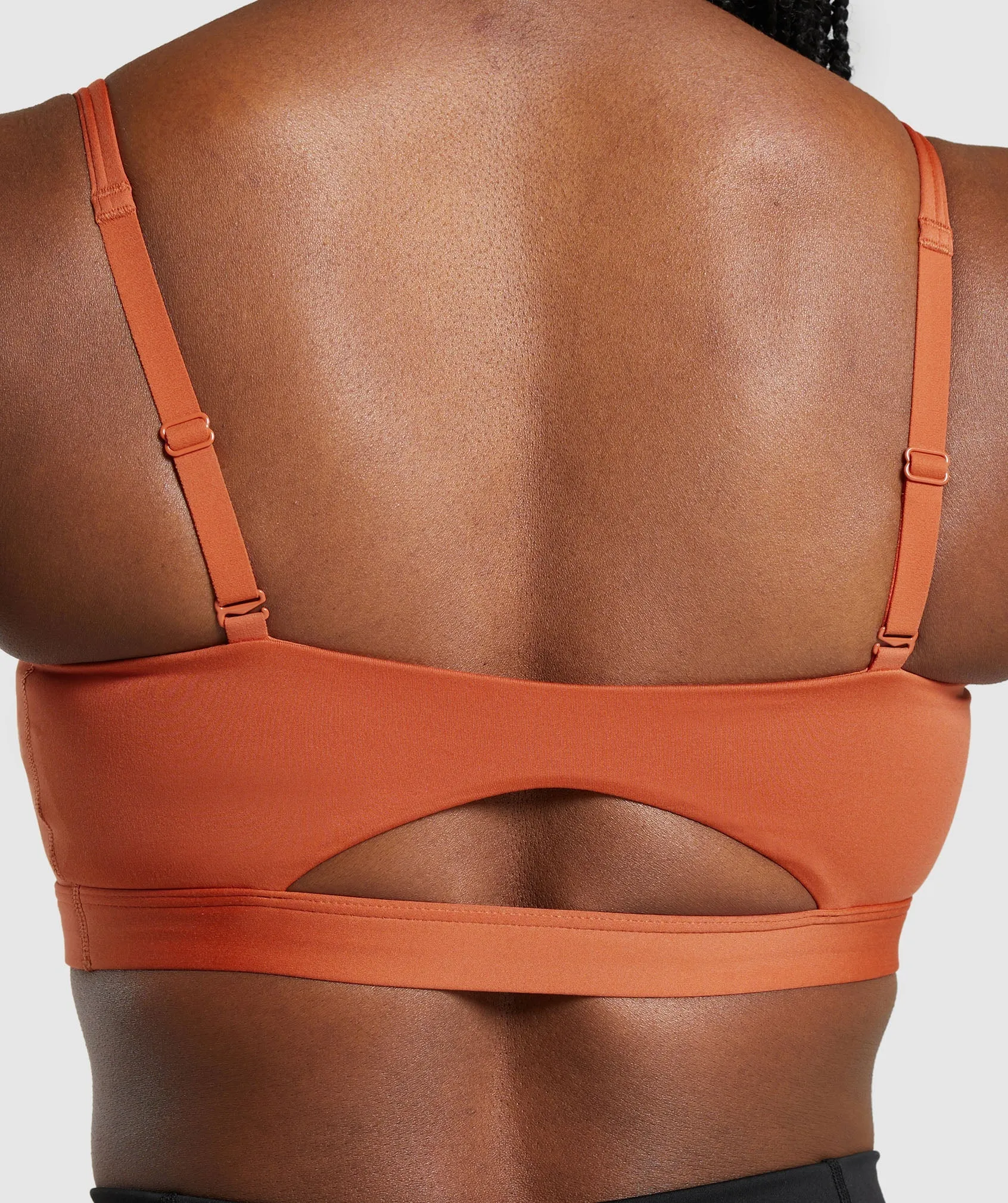 Gymshark Cut Out Bandeau - Muted Orange