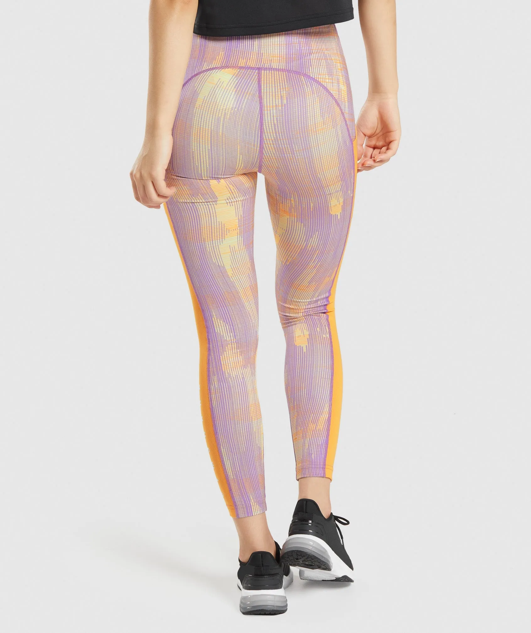 Gymshark Sport Leggings - Orange Print