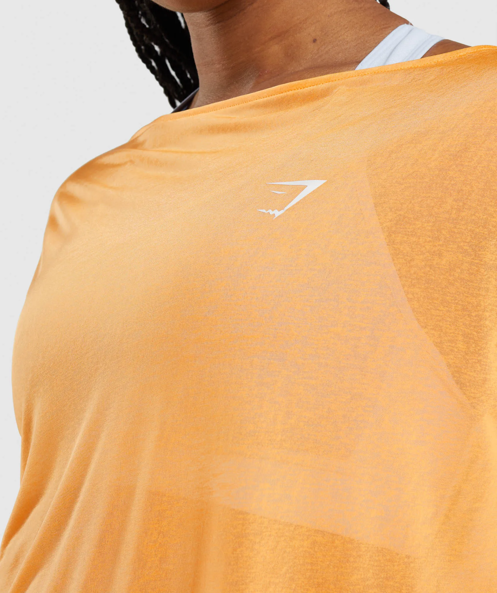 Gymshark Training Oversized Top - Apricot Orange