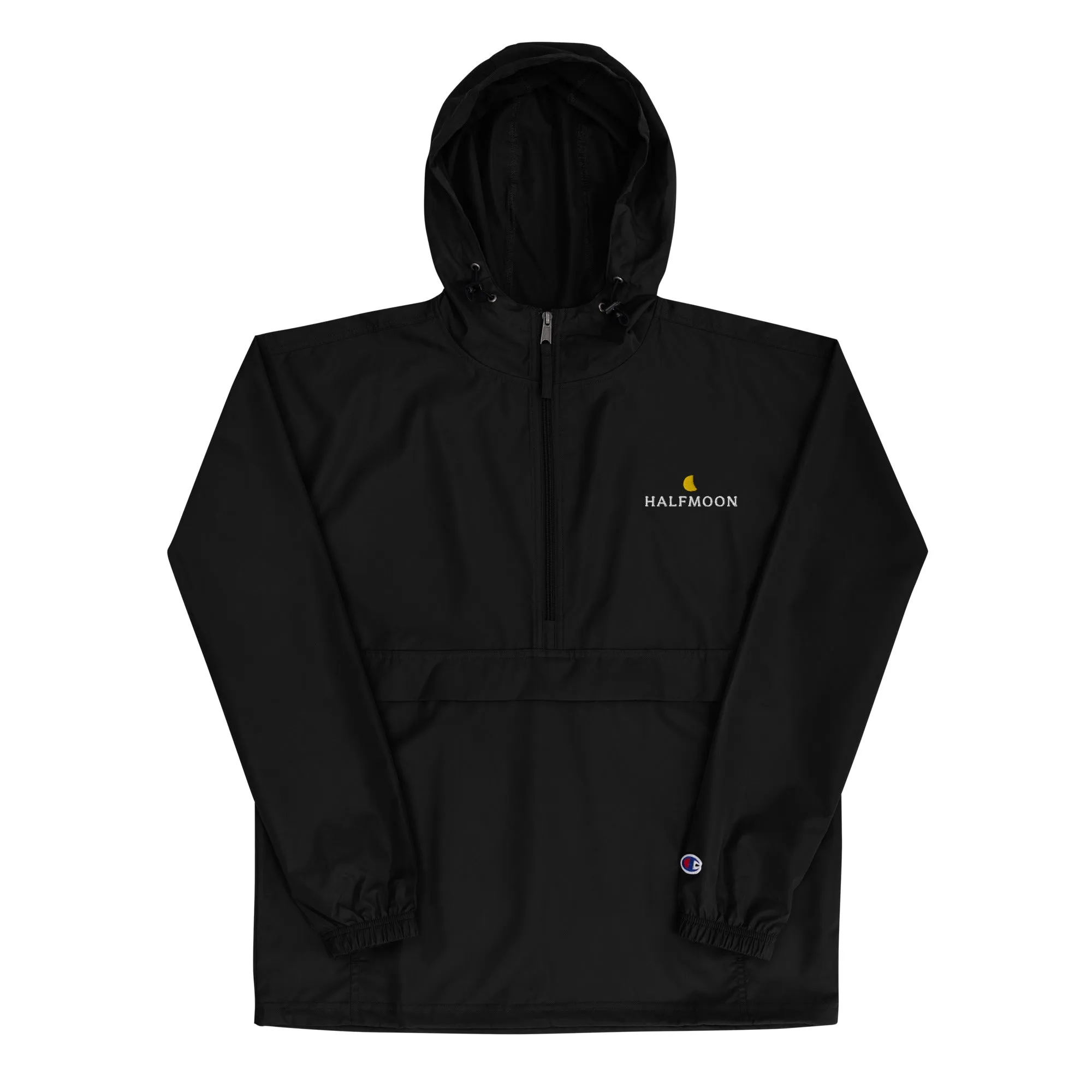 Half Moon Embroidered Champion Packable Jacket