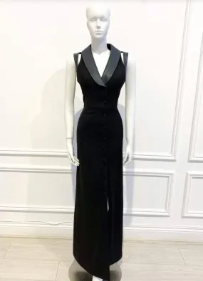 Hellen Gown in black