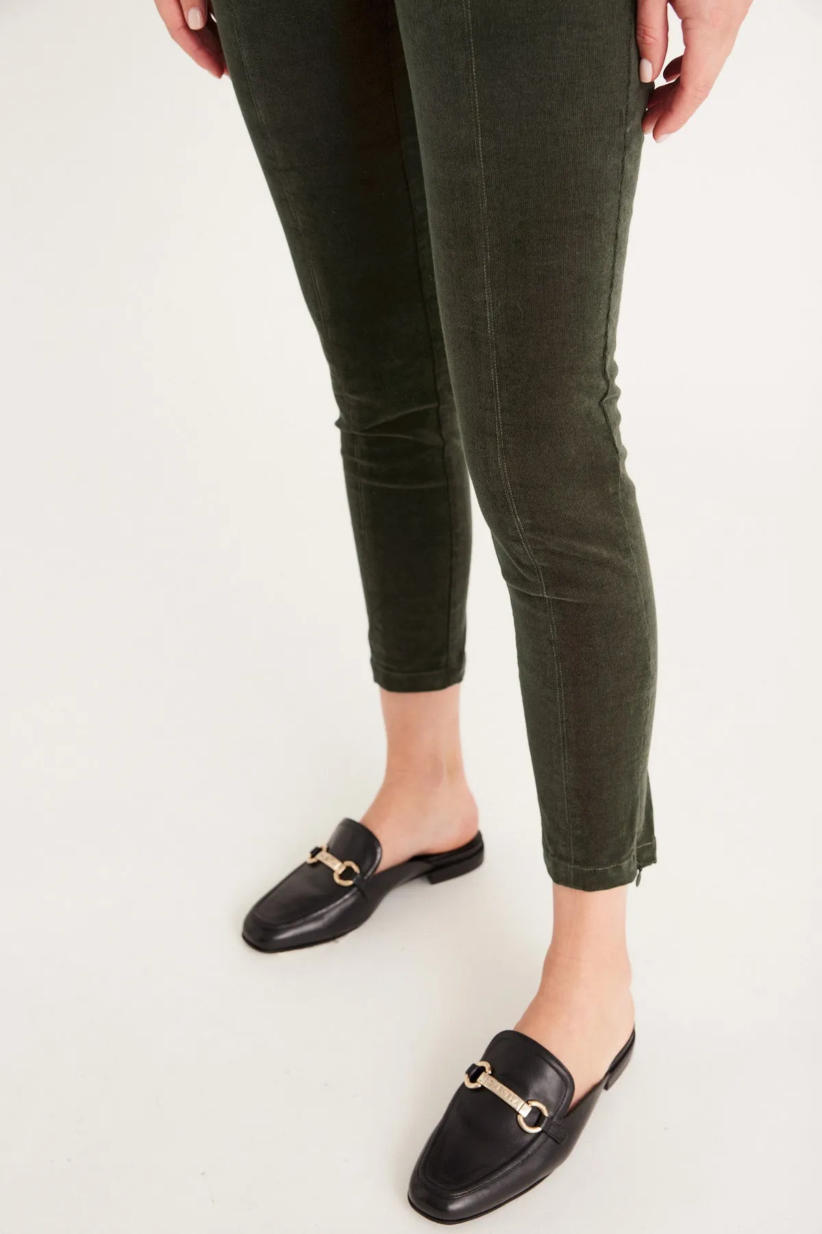 Houston Cord Legging  - Khaki