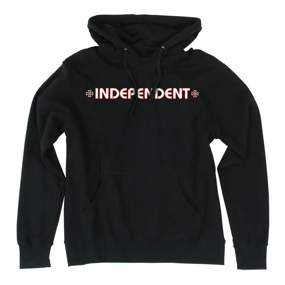 INDEPENDENT BAR/CROSS HOOD BLACK