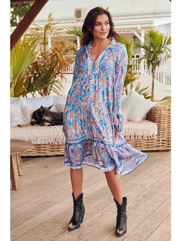 JAASE Keilani Print Lotte Midi Dress