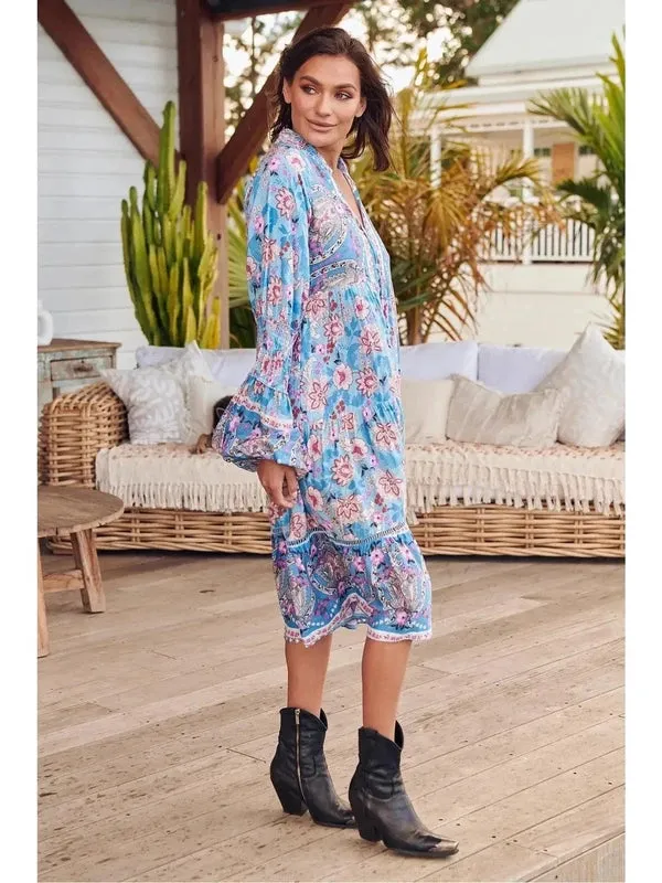 JAASE Keilani Print Lotte Midi Dress