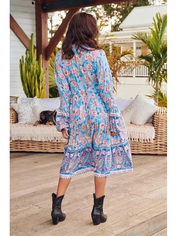 JAASE Keilani Print Lotte Midi Dress