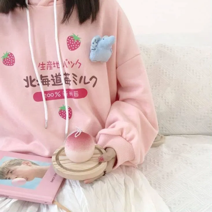 Japanese Strawberry Hoodie