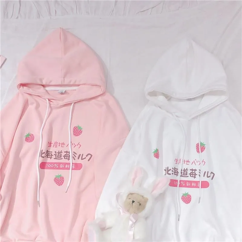 Japanese Strawberry Hoodie