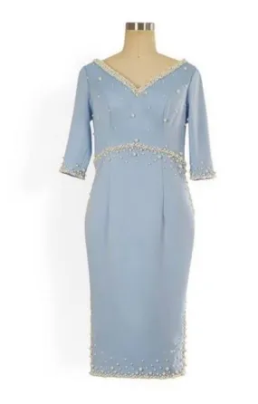 Jenny dress in Powder Blue