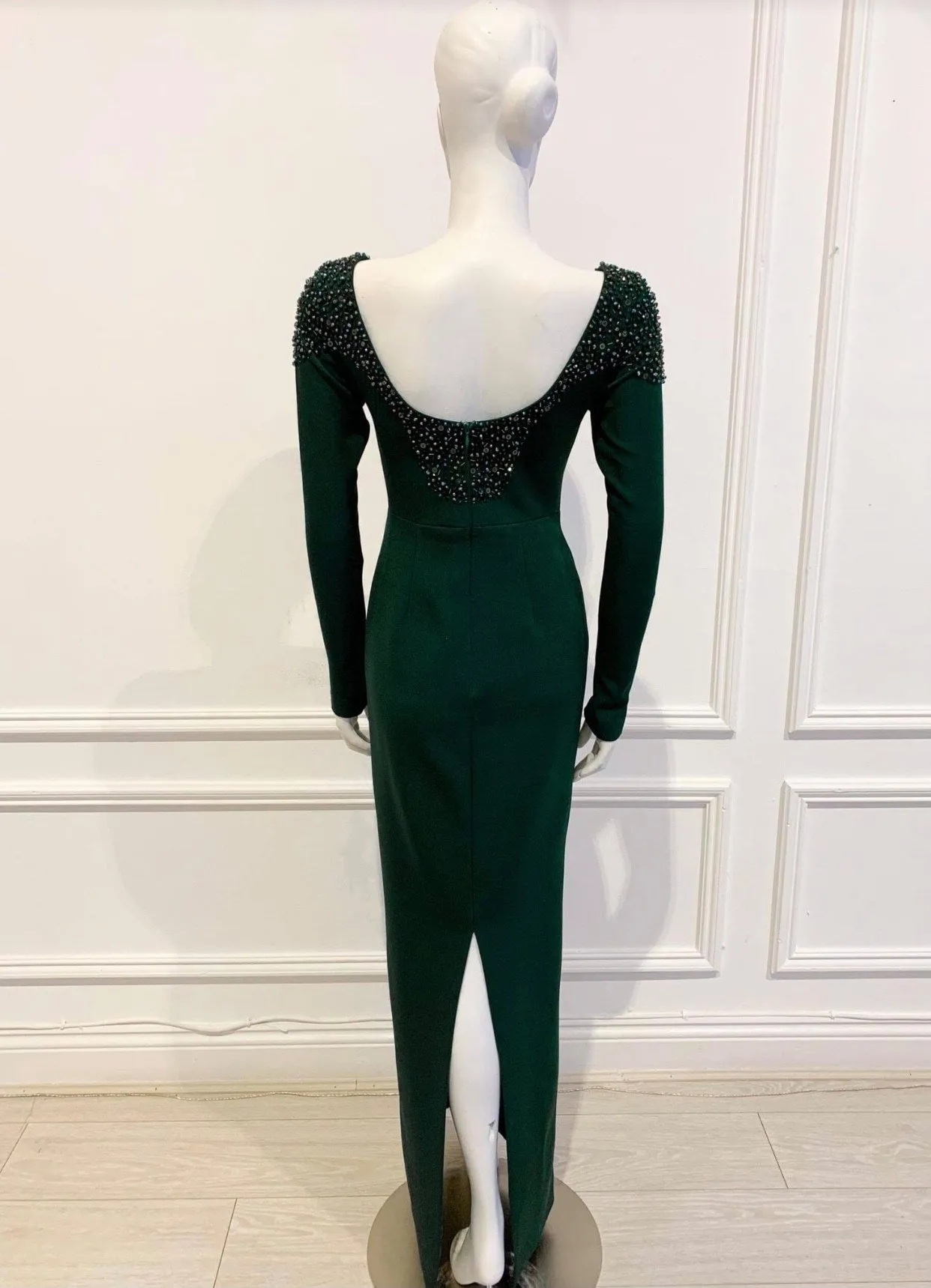 Jessi Gown in solid Green