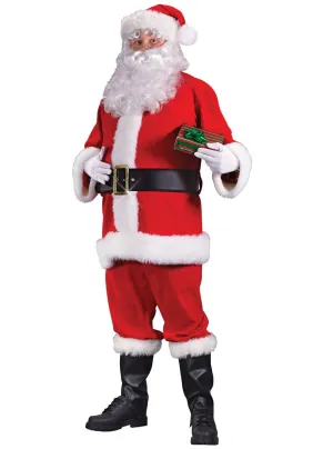 Jolly Father Christmas Plus Size Mens Santa Claus Costume