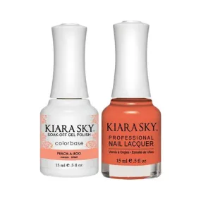 Kiara Sky Classic Gel & Polish Duo - #562 Peach-a-roo