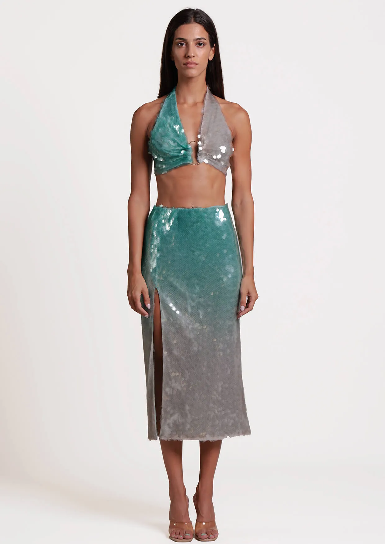 Kiyana Sequin Midi Skirt