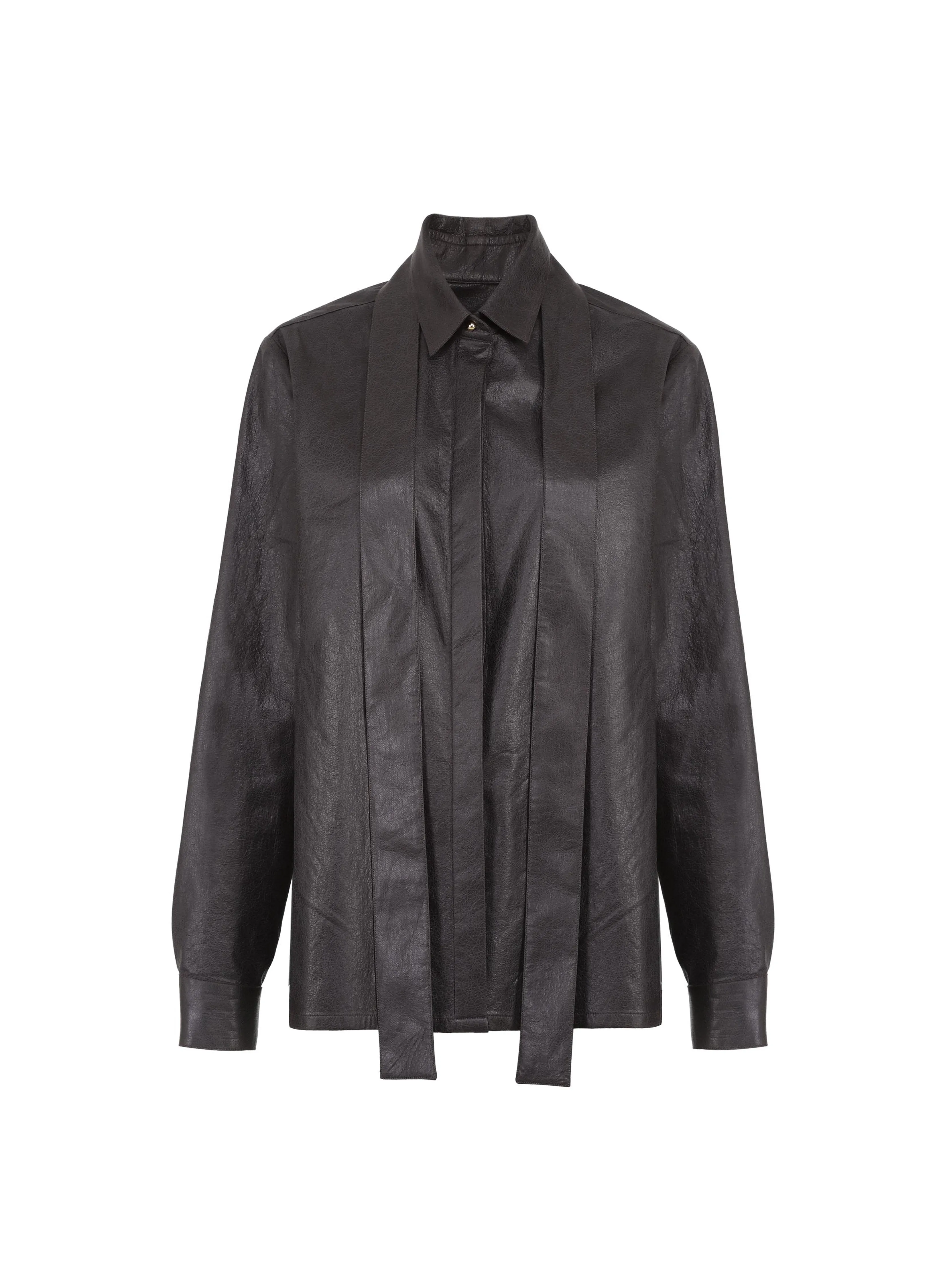 Leather-Effect Shirt