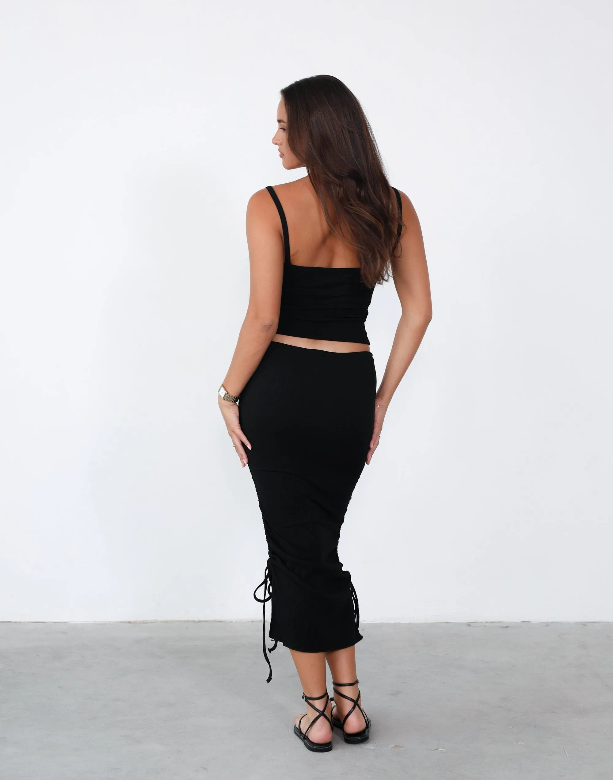 Lexi Maxi Skirt (Black)