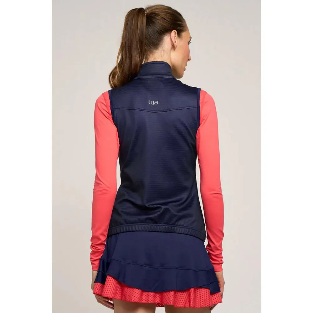 Lija Women's Holiday '24 Wind Vest - Eggplant