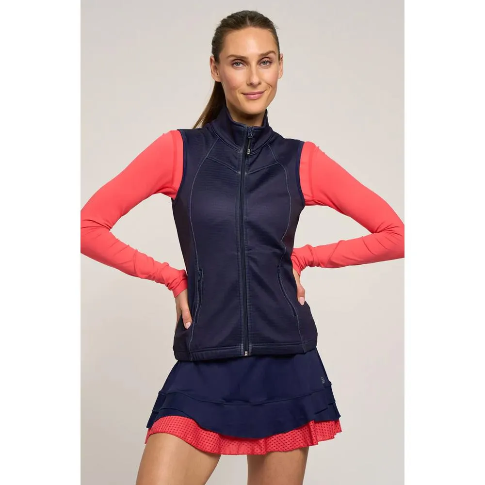 Lija Women's Holiday '24 Wind Vest - Eggplant