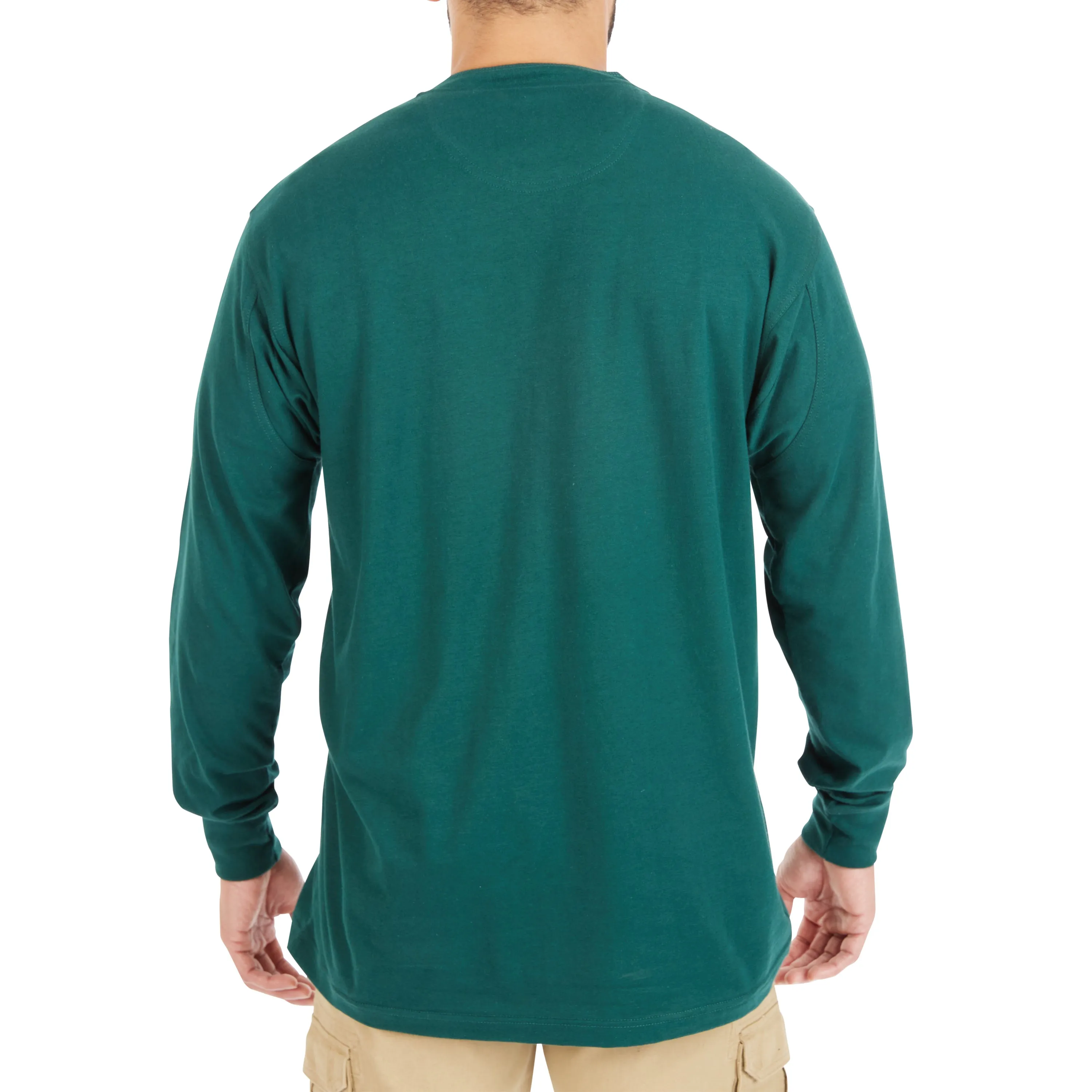 LONG SLEEVE POCKET GUSSET HENLEY