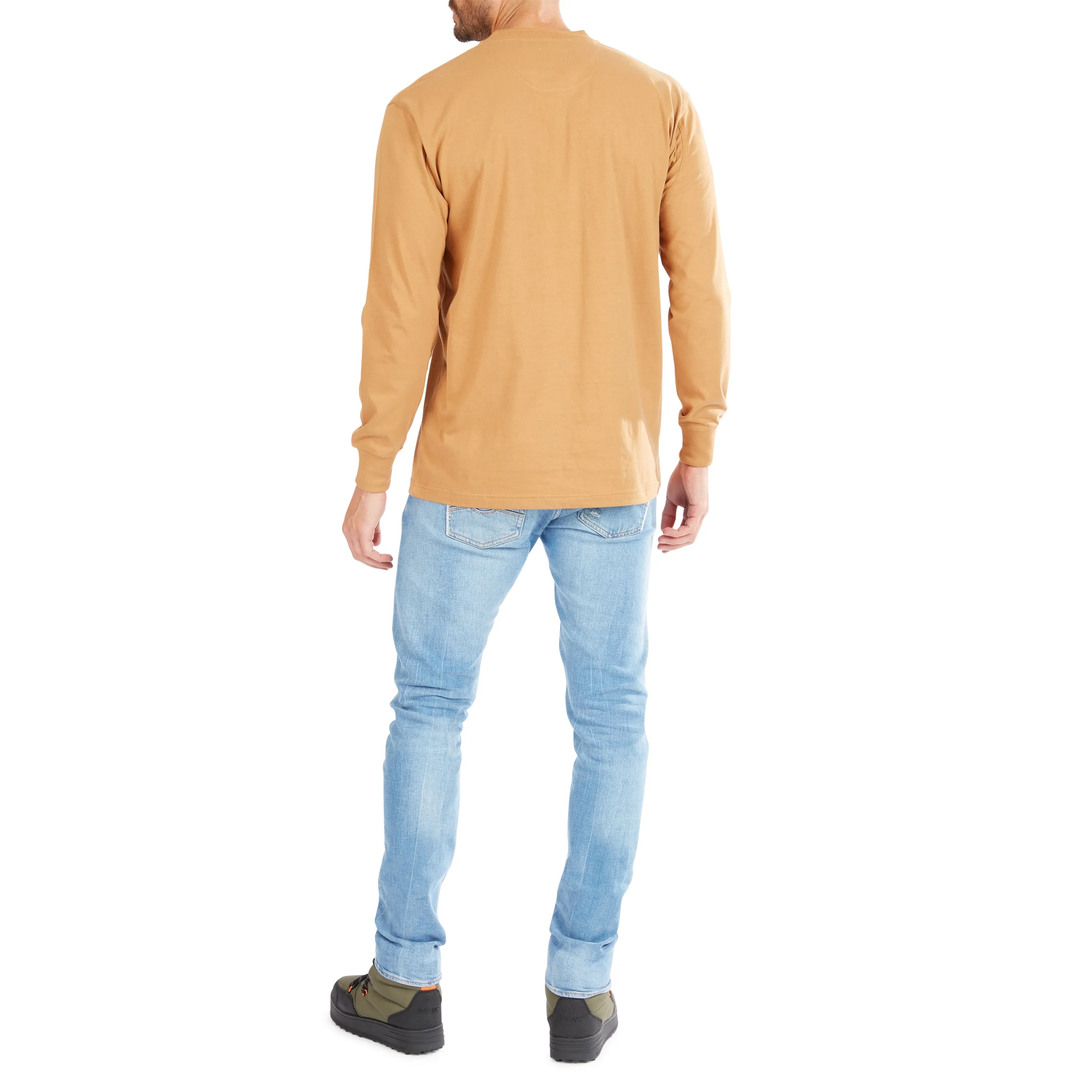 LONG SLEEVE POCKET GUSSET HENLEY