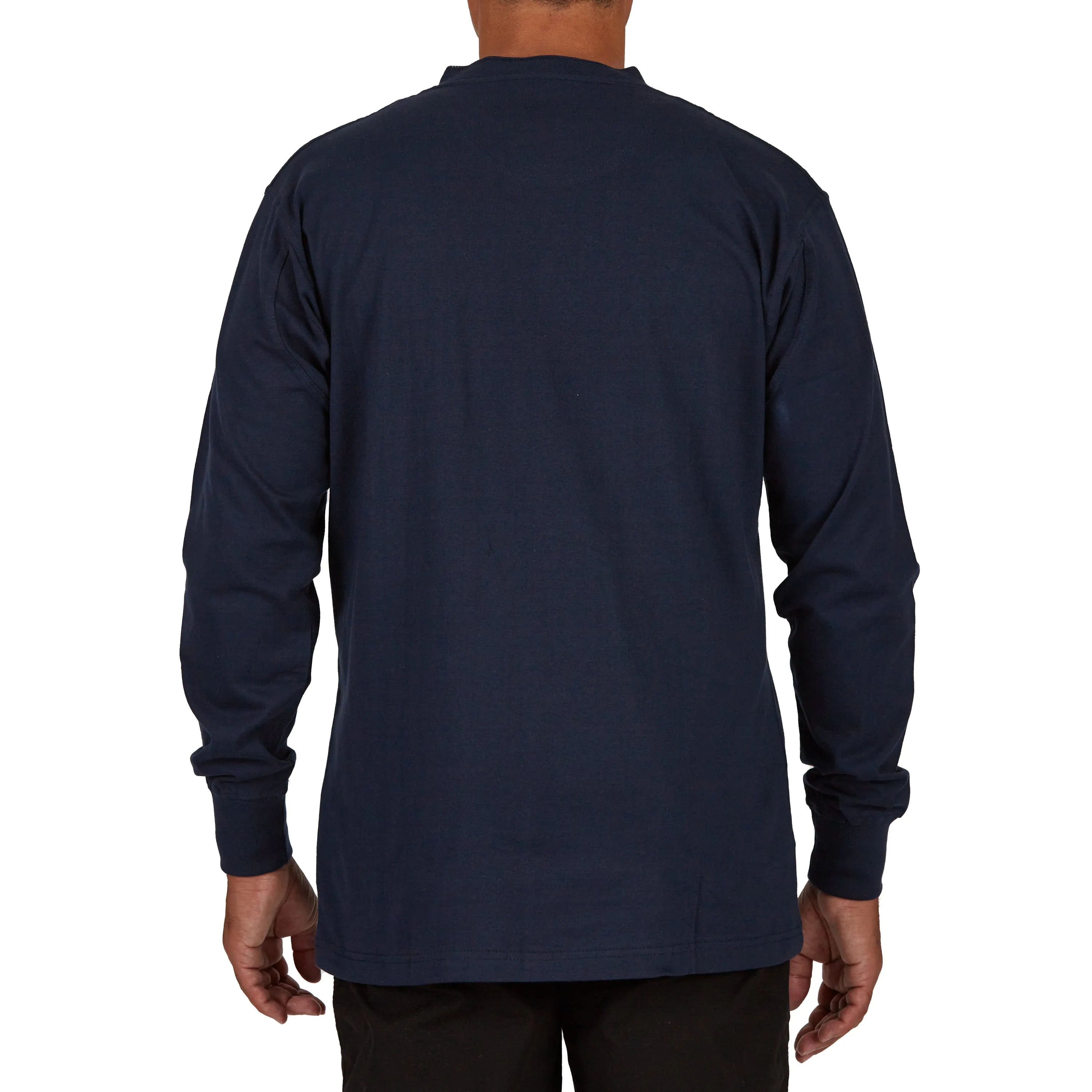 LONG SLEEVE POCKET GUSSET HENLEY