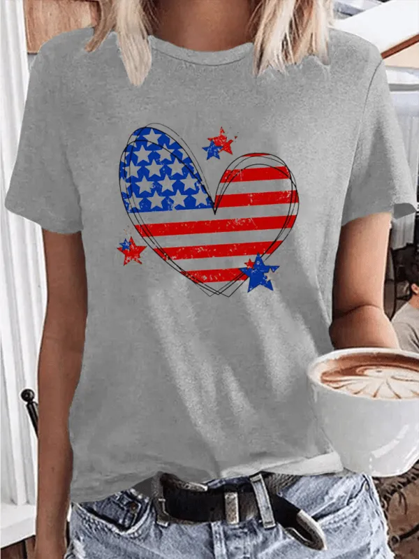 Love American Independence Day Women's T-shirt